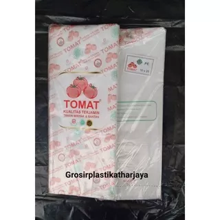 Plastik PE Tomat 10×25 / Plastik Tomat / Plastik cap Tomat Murah uk 10x25 / Plastik Es