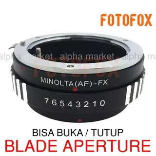 Adapter Converter Lensa Lens Sony Minolta Alpha A mount SLT DSLR AF MA to ke Kamera Fujifilm Fuji Fx