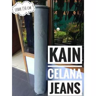 Bahan kain celana jeans jean stretch melar meteran