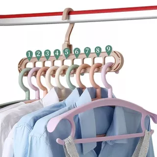 ?SKY?Magic Hanger Gantungan Baju Organizer 9 in 1 As Seen on TV Serbaguna Multifungsi Jemuran Laundry