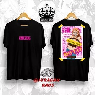 Kaos One Piece NAMI Kaos Anime One Piece Original Kaos Distro Jepang Gambar Anime Pria Wanita Baju Wibu T shirt One Piece Anime Manga Japan Jepang Style