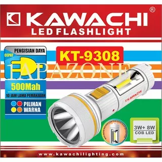 Lampu Senter (led flashlight) KT-9308 KAWACHI RANDOM