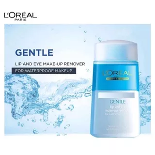 Promo!! L`Oreal Paris Gentle Lip and Eye Make Up Remover 125ml (Pembersih Make Up)