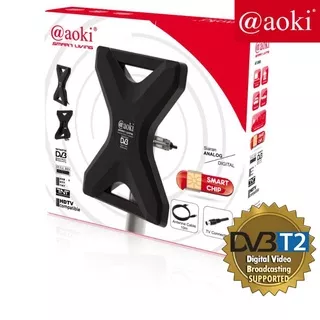 Antena Aoki At-5000/ Termurahh Antena TV Digital Analog Antena Luar / Antena Dalam (Antena Outdoor/indoor) DVB-T2 Booster Aoki AT-5000 NEW Bisa COD / Antena TV murah