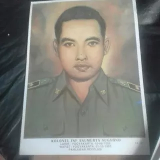Poster Pahlawan Nasional Kolonel INF. Anumerta Sugyono
