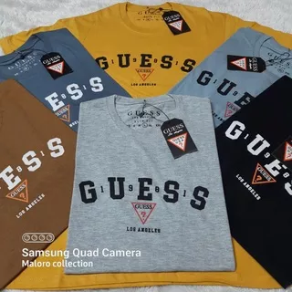 GUESS Kaos Oblong Pria [SESUAI GAMBAR] GS04 Baju Distro Cowok