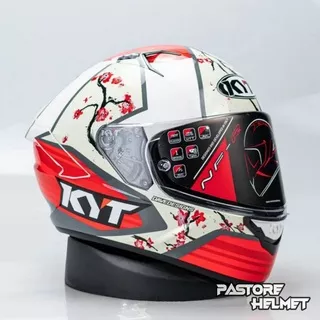 KYT NFR Xavi Sakura / NF-R Xavi Sakura / Double Visor / Produk Original KYT