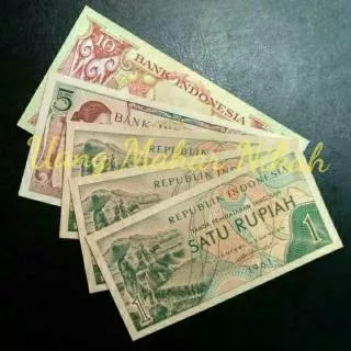 Paket Mahar 18 Rupiah Kertas / Uang Kuno Indonesia
