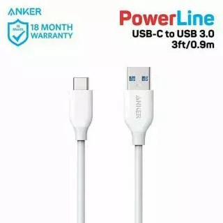 Kabel Data Anker PowerLine USB-C to USB 3.0 3ft/0.9m