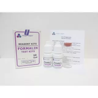 Reagent Test Kit Formalin, Alat Uji Cepat Kandungan Formalin