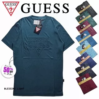 Kaos Baju Pria Distro Murah Keren Original Emboss Neff Guess - Kaos Guess