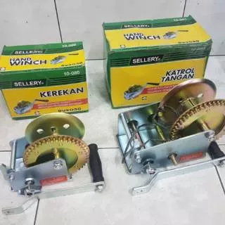 Hand Winch / Kerekan / Katrol Tangan 1200 Lbs Sellery