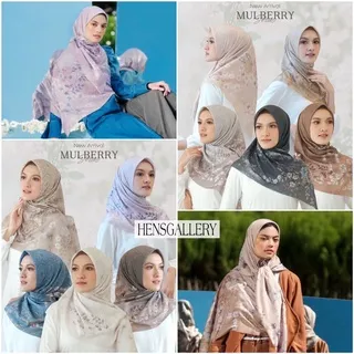 Mylady Hijab MULBERRY Myladyhijab butter vanilla ice dustyrose brownie yakult olive grey black denim