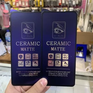 Ceramic Glass Vivo V15 Pro V17 Pro - Matte Anti Blue Ray Screen Protector - UA