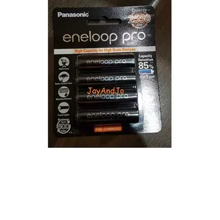 Panasonic Eneloop Pro AA 2550mah 4pcs, Baterai, Rechargeable Battery