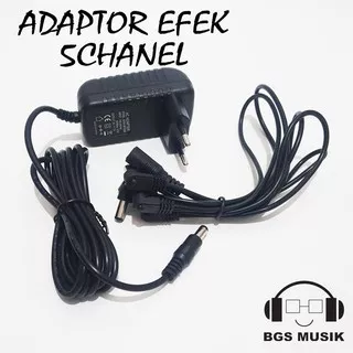 Adaptor Efek Gitar 9v 5cabang - Kabel Daisy Chain - Kabel DC - Adaptor Efek Gitar