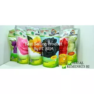 Distributor Grosir Pewangi Pelicin Pakaian Botol Refill Parfum MSL Mawar Super Laundry by BRM, Halal