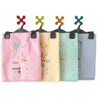 LIBBY Handuk Cotton Bayi/handuk Warna (105 X 50Cm)| Perlengkapan Bayi Baru Lahir / Newborn