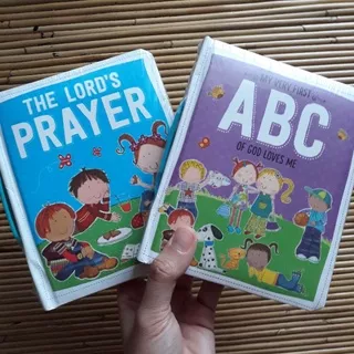 My Very First ABC of God loves Me The Lord`s Prayer (new) Boardbook Bible Alkitab Kecil Jesus Book Holy Spirit Prayers Doa Bapa Kami Board Buku Cerita Kusah Bayi Batita Balita Original Make believes Idea Alphabet Abjad God Yesus Faith Trust 101 Day by Day