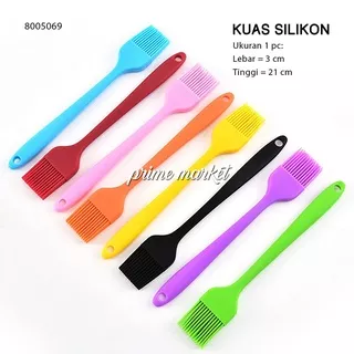 Kuas Mentega Silikon / Kuas Adonan / Kuas Kue / Food Brush Silicone Brush Tanpa Sambungan Anti Rontok