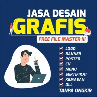 Jasa Desain Logo, Banner, Poster, Menu, Murah Proses Cepat