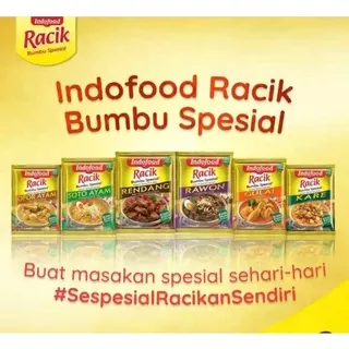 Indofood bumbu basah instant//Racik bumbu spesial//instant seasoning mix//indofood Racik /paste seasoning Rendang kari soto ayam gulai opor rawon