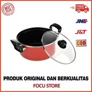 PANCI DUTCH OVEN TEFLON MASLON MASPION 24CM TEBAL YX1 Panci Anti Lengket Peralatan Masak