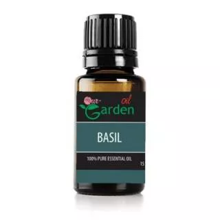 Basil Essential Aromatherapy Oil Our Garden / Minyak Esensial Aroma Terapi Basil 15ml