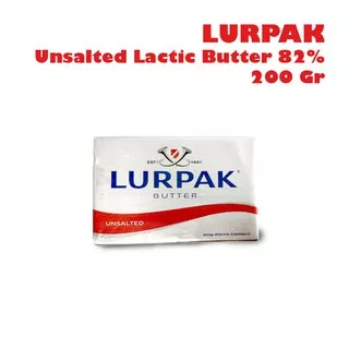 LURPAK - Unsalted Lactic Butter 82% 200 Gr