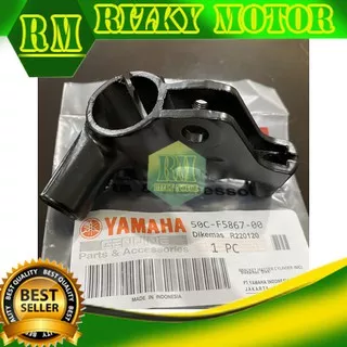 Dudukan Handle Kiri Rumah Spion Yamaha Jupiter MX New Baru Kopling 50C 5TL Warna Silver Terbatas