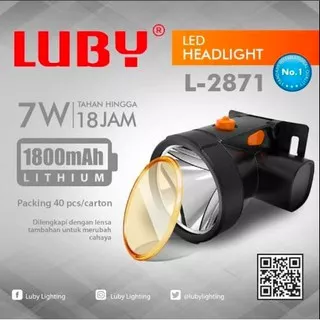 Luby Senter Kepala Super Terang LED L-2871