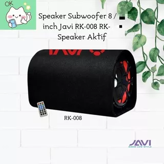 Speaker JAVI RK 008 / Speaker Aktif / Speaker Guling 8 Inch speaker subwoffer mobil