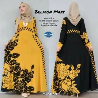 Belmon maxy bahan lemon skin / Maxy / Maxi / Dress