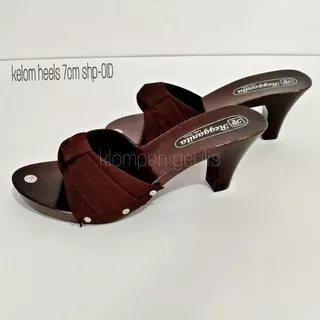 sandal high heels kelom geulis/sandal kayu wanita cantik