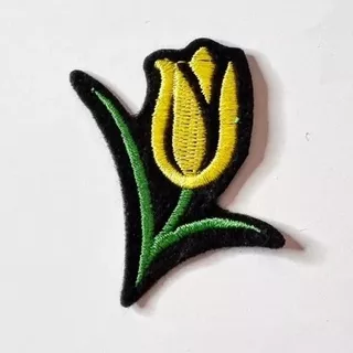 patch bunga tulip kuning