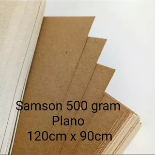 Kertas Samson Kraft KETEBALAN 500 Gsm Ukuran Plano :90×120