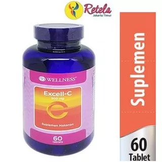 Wellness Excell-C 500 Mg Suplemen Kesehatan - 60 Tablet