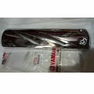 cover tutup knalpot vixion vixen old 2007 2012 asli yamaha genuin part