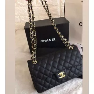 Tas Chanel Maxi Caviar 25cm + Box (Import)