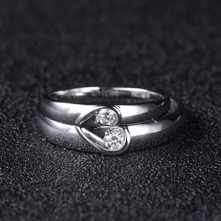 Cincin Pria Wedding Ring Cincin Hitam Cincin Exlusive Cincin Ukir Nama Cincin Couple Perak 925 RJ115 Ring Kawin Perak 925 Murni Couple Ring Murah Sepasang Kawin Pasangan Silver Nikah Pria Wedding Ring Silver 925 Wanita Lamaran Tunangan Asli Perak Cinci