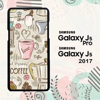 Casing Samsung J5 Pro | J5 2017 Custom Hardcase HP Coffee Wallpaper L0336