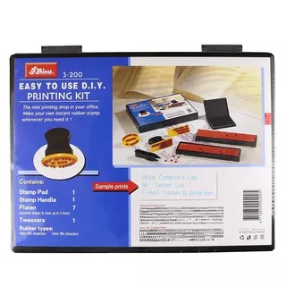 Stempel Shiny S-200 S200 Printing Kit DIY