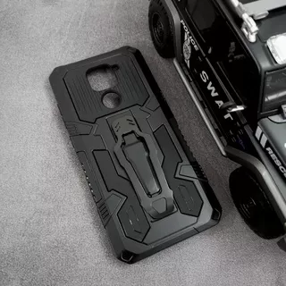 Xiaomi Redmi Note 9 Mecha Army Military Belt Clip Stand Armor Case