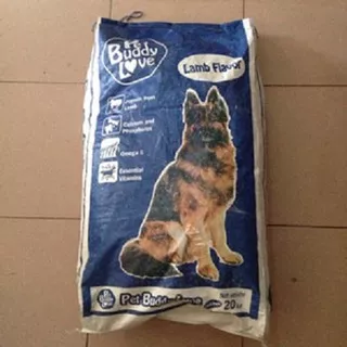 MAKANAN ANJING / dry dog food PET BUDDY LOVE LAMB 1 kg