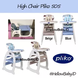 Kursi Makan Pliko 505 / High Chair Pliko 505 / Kursi Makan Bayi / Bisa Jadi Meja Kursi