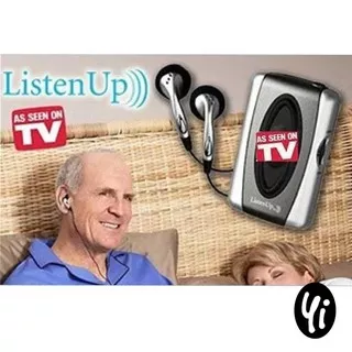 Listen Up TV Sound Amplifier Alat Pengeras Suara Pendengaran Orang Tua Hearing Aid