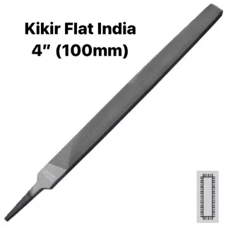 KIKIR FLAT BASTARD 4 INCH / 100 MM UNIQUE STAR KIKIR BESI PLAT LURUS KIKIR BESI INDIA ORIGINAL BAGUS