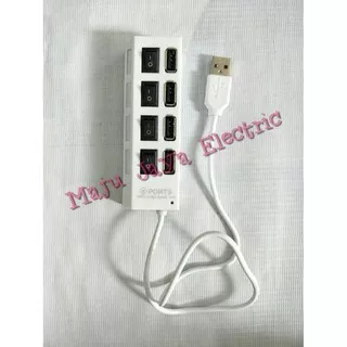 USB HUB Saklar 4 Port Komputer USB Tambah/Tambahan HI-SPEED On/Off 2.0