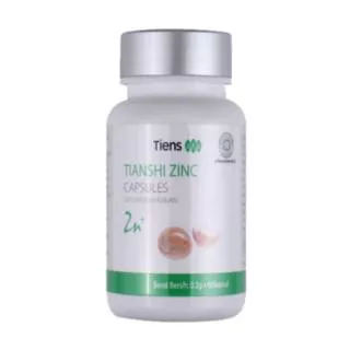 Tiens Zinc ll Vitamin Terbaik Untuk Kembang Tumbuh Daya Ingat Anak dan Nafsu Makan / Ecer 30 Capsule