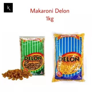 MAKARONI DELON HIJAU 1kg / MAKARONI DELON BIRU 1kg / MAKARONI BANTAT DELON